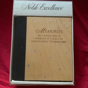 NWT wooden photo album